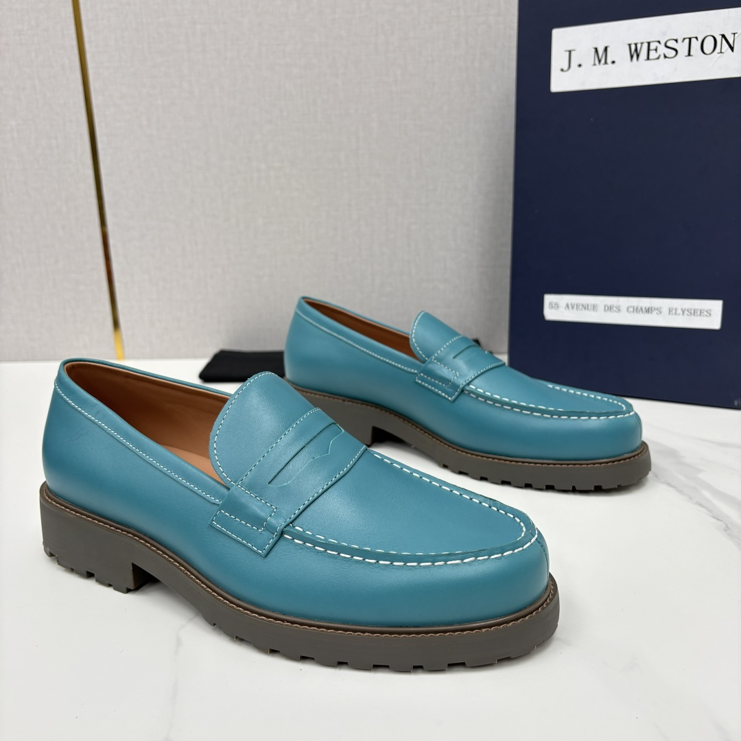 💋💍J.M.Westo*n  威士-顿    品牌经典 180 系列乐福鞋皮鞋   法国顶级皮鞋品牌  威士-顿皮鞋品牌