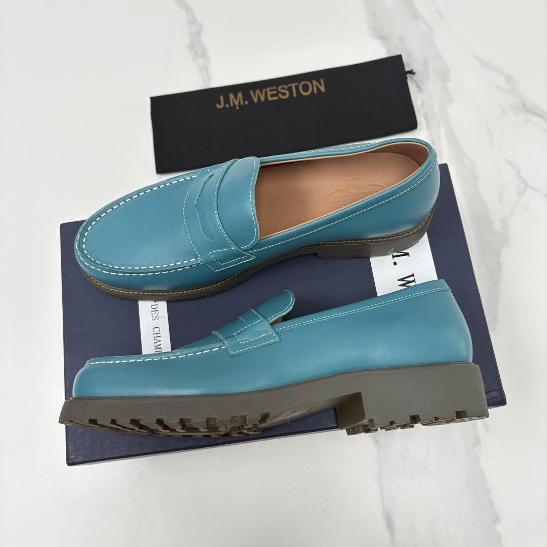 💋💍J.M.Westo*n  威士-顿    品牌经典 180 系列乐福鞋皮鞋   法国顶级皮鞋品牌  威士-顿皮鞋品牌
