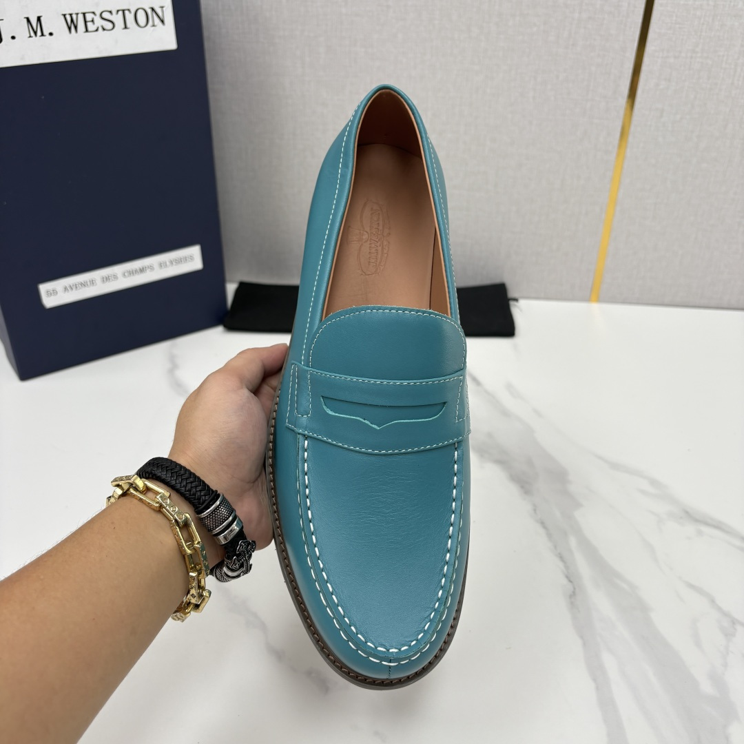 💋💍J.M.Westo*n  威士-顿    品牌经典 180 系列乐福鞋皮鞋   法国顶级皮鞋品牌  威士-顿皮鞋品牌
