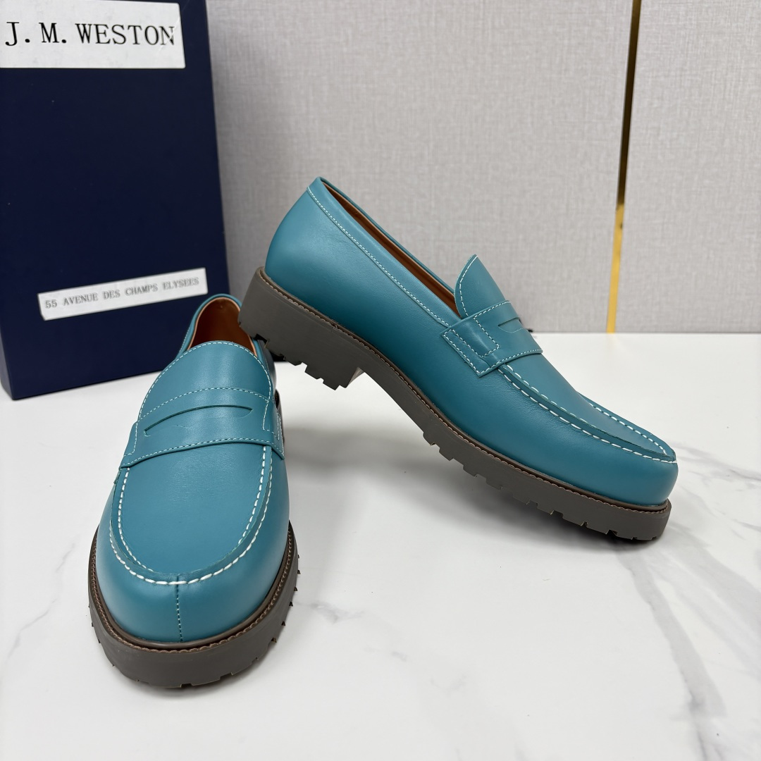 💋💍J.M.Westo*n  威士-顿    品牌经典 180 系列乐福鞋皮鞋   法国顶级皮鞋品牌  威士-顿皮鞋品牌