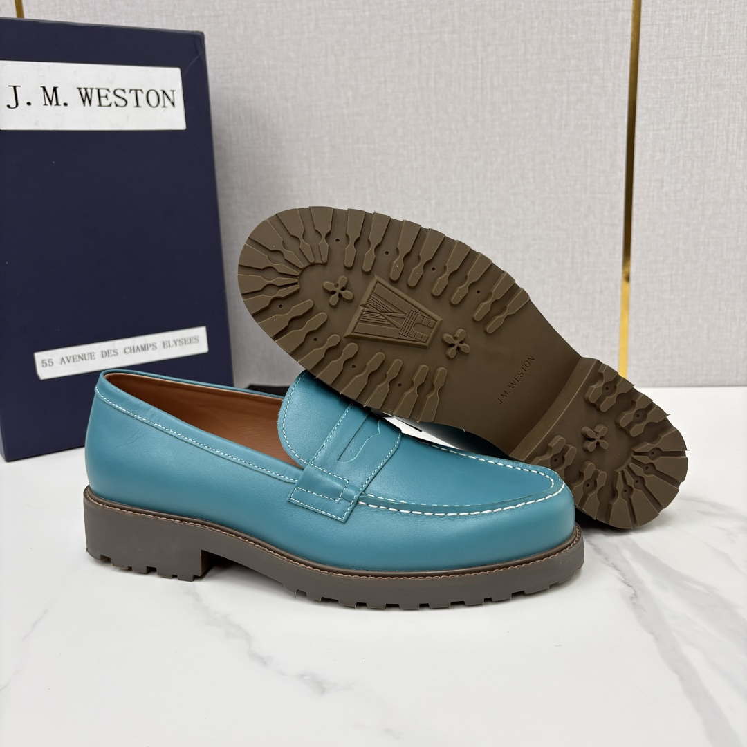 💋💍J.M.Westo*n  威士-顿    品牌经典 180 系列乐福鞋皮鞋   法国顶级皮鞋品牌  威士-顿皮鞋品牌