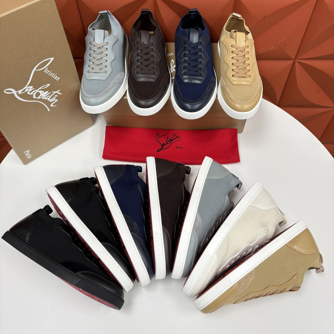 💋💍CL家官方同步新品   🆑Christia* Loubouti*（红底鞋） 男士运动鞋休闲鞋板鞋系列：奢华与舒适的潮