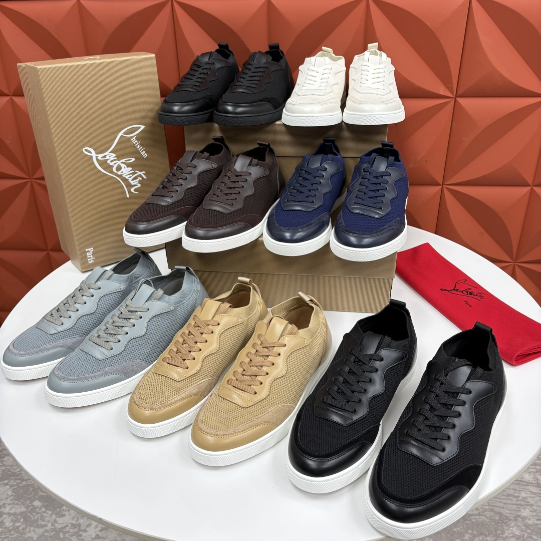 💋💍CL家官方同步新品   🆑Christia* Loubouti*（红底鞋） 男士运动鞋休闲鞋板鞋系列：奢华与舒适的潮