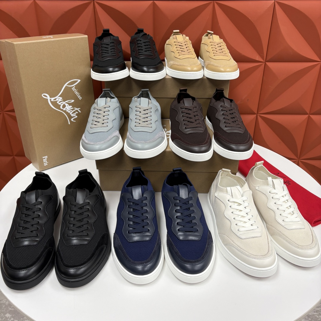 💋💍CL家官方同步新品   🆑Christia* Loubouti*（红底鞋） 男士运动鞋休闲鞋板鞋系列：奢华与舒适的潮