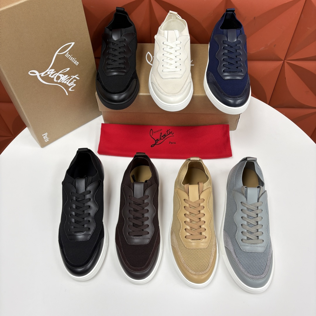 💋💍CL家官方同步新品   🆑Christia* Loubouti*（红底鞋） 男士运动鞋休闲鞋板鞋系列：奢华与舒适的潮