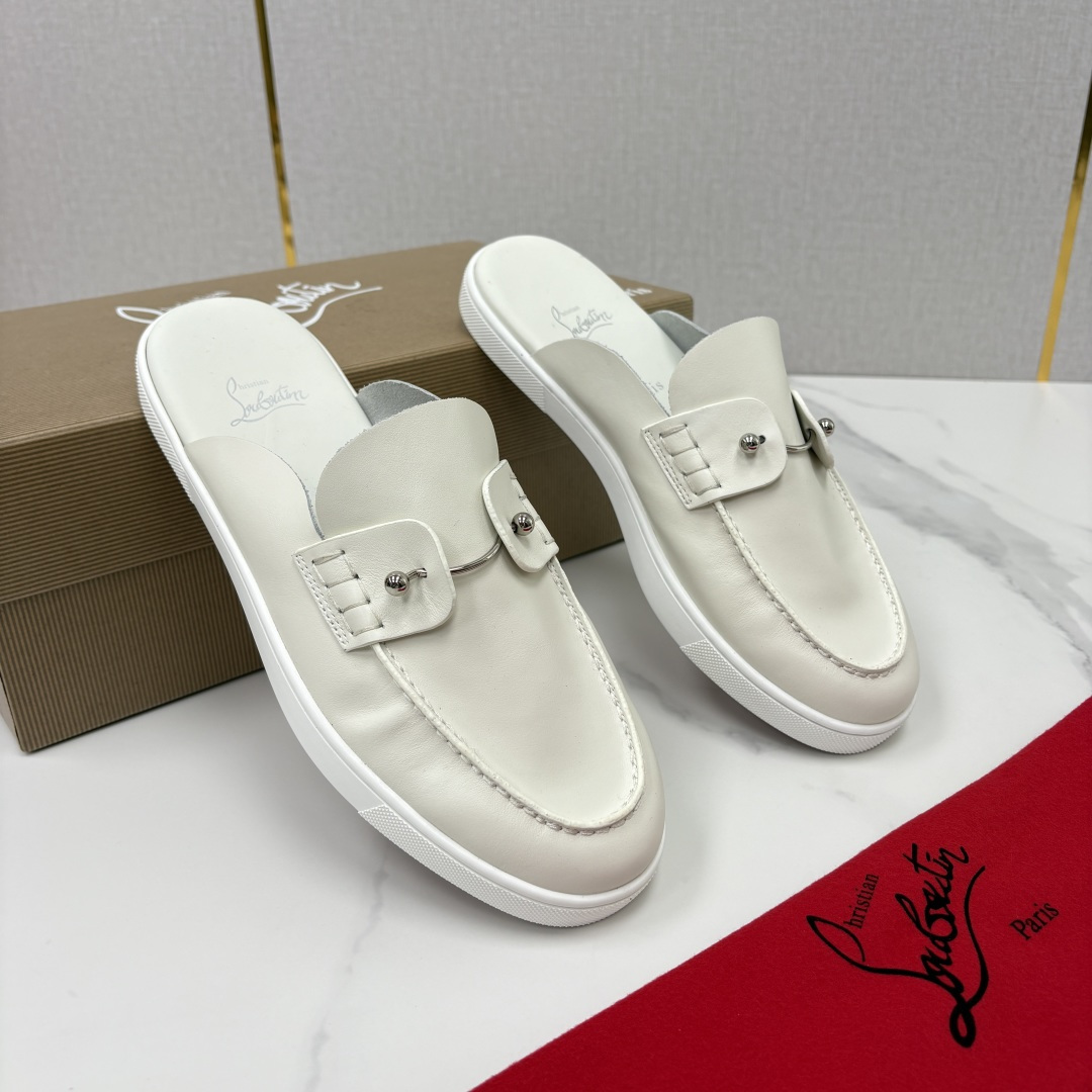 💋💍CL家官方同步新品 🆑Christia* Loubouti*(红底鞋) Chambeliboat 意大利男士半 💋💍CL家官方同步新品 🆑Christia* Loubouti*(红底鞋) Chambeliboat 意大利男士半