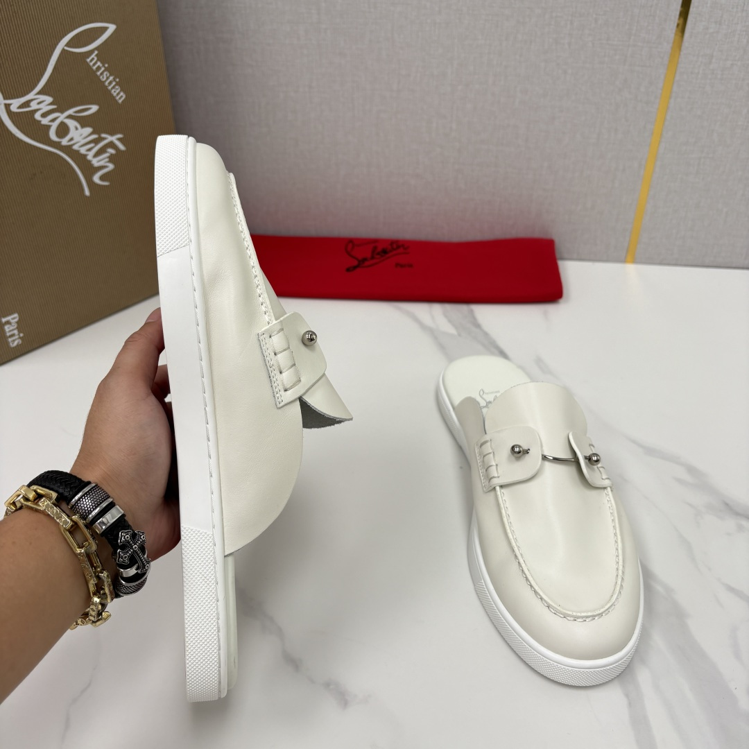 💋💍CL家官方同步新品 🆑Christia* Loubouti*(红底鞋) Chambeliboat 意大利男士半 💋💍CL家官方同步新品 🆑Christia* Loubouti*(红底鞋) Chambeliboat 意大利男士半