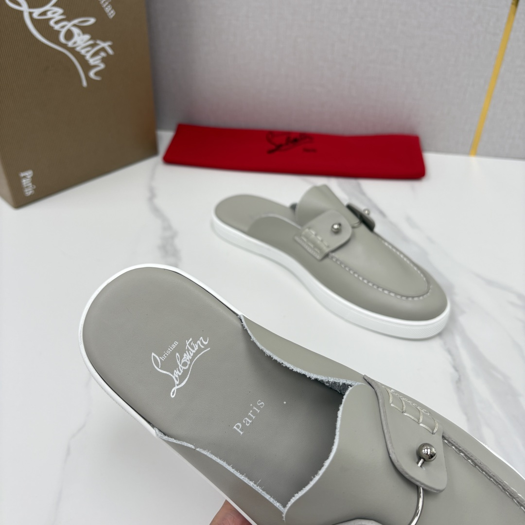 💋💍CL家官方同步新品 🆑Christia* Loubouti*(红底鞋) Chambeliboat 意大利男士半 💋💍CL家官方同步新品 🆑Christia* Loubouti*(红底鞋) Chambeliboat 意大利男士半