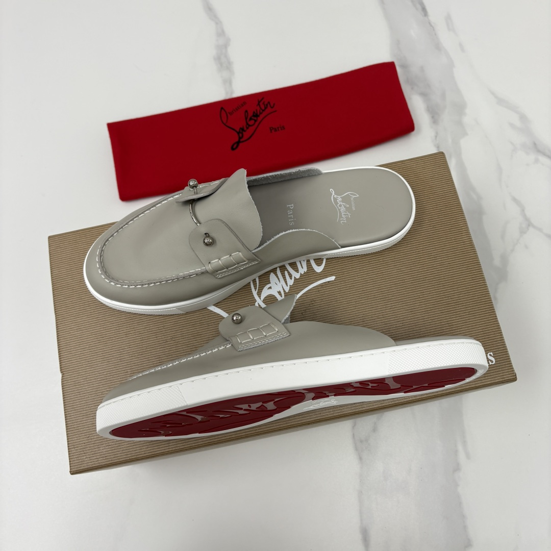 💋💍CL家官方同步新品 🆑Christia* Loubouti*(红底鞋) Chambeliboat 意大利男士半 💋💍CL家官方同步新品 🆑Christia* Loubouti*(红底鞋) Chambeliboat 意大利男士半