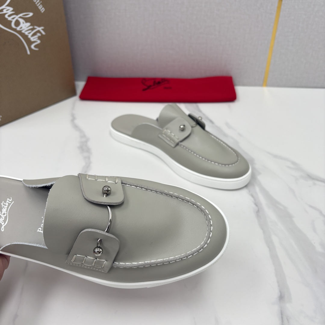 💋💍CL家官方同步新品 🆑Christia* Loubouti*(红底鞋) Chambeliboat 意大利男士半 💋💍CL家官方同步新品 🆑Christia* Loubouti*(红底鞋) Chambeliboat 意大利男士半