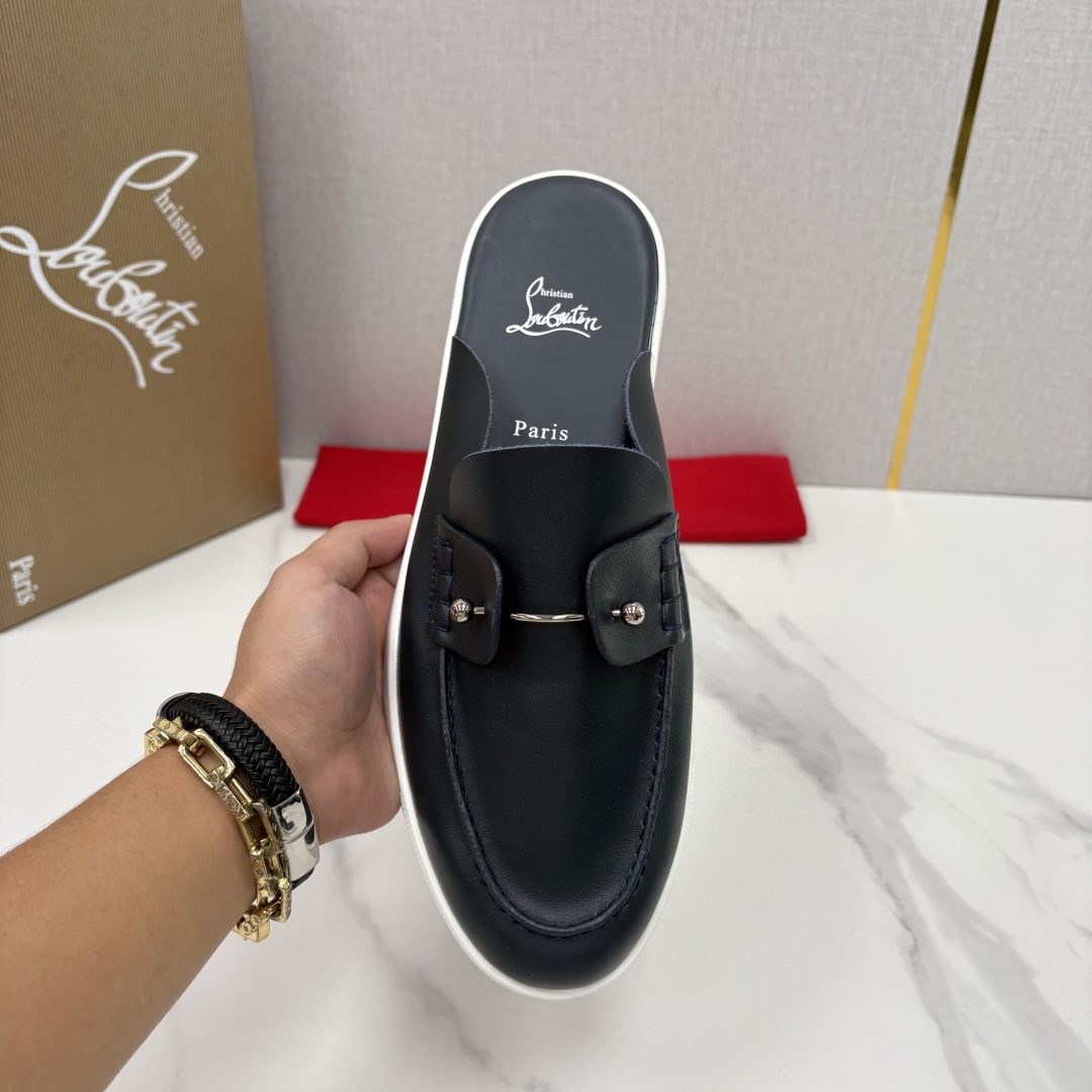 💋💍CL家官方同步新品 🆑Christia* Loubouti*(红底鞋) Chambeliboat 意大利男士半 💋💍CL家官方同步新品 🆑Christia* Loubouti*(红底鞋) Chambeliboat 意大利男士半