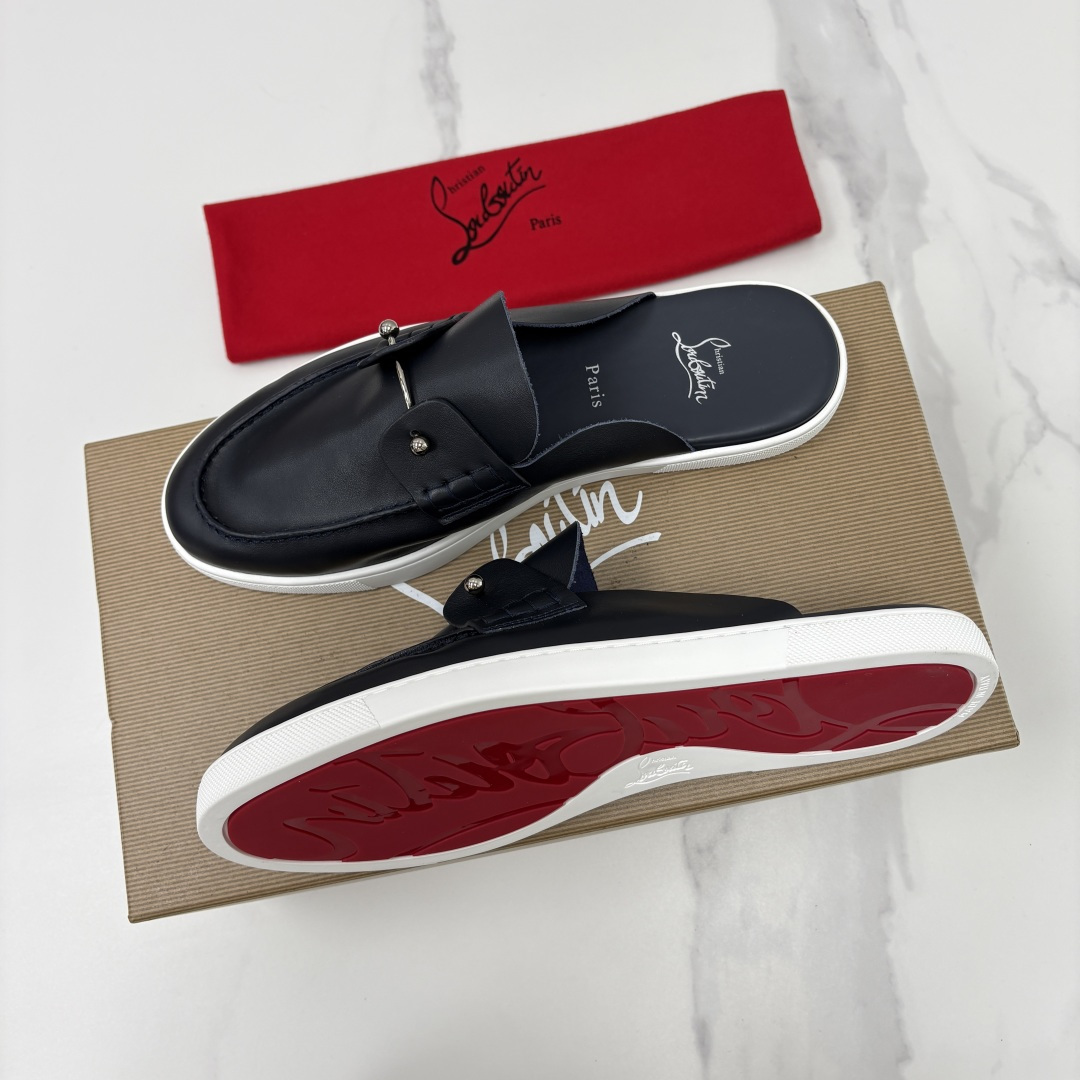💋💍CL家官方同步新品 🆑Christia* Loubouti*(红底鞋) Chambeliboat 意大利男士半 💋💍CL家官方同步新品 🆑Christia* Loubouti*(红底鞋) Chambeliboat 意大利男士半
