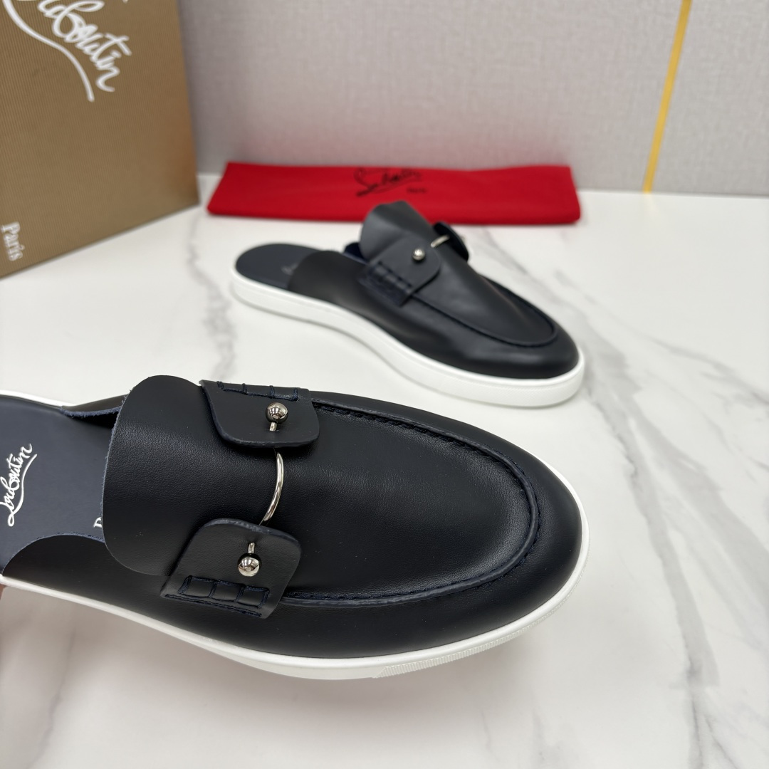 💋💍CL家官方同步新品 🆑Christia* Loubouti*(红底鞋) Chambeliboat 意大利男士半 💋💍CL家官方同步新品 🆑Christia* Loubouti*(红底鞋) Chambeliboat 意大利男士半