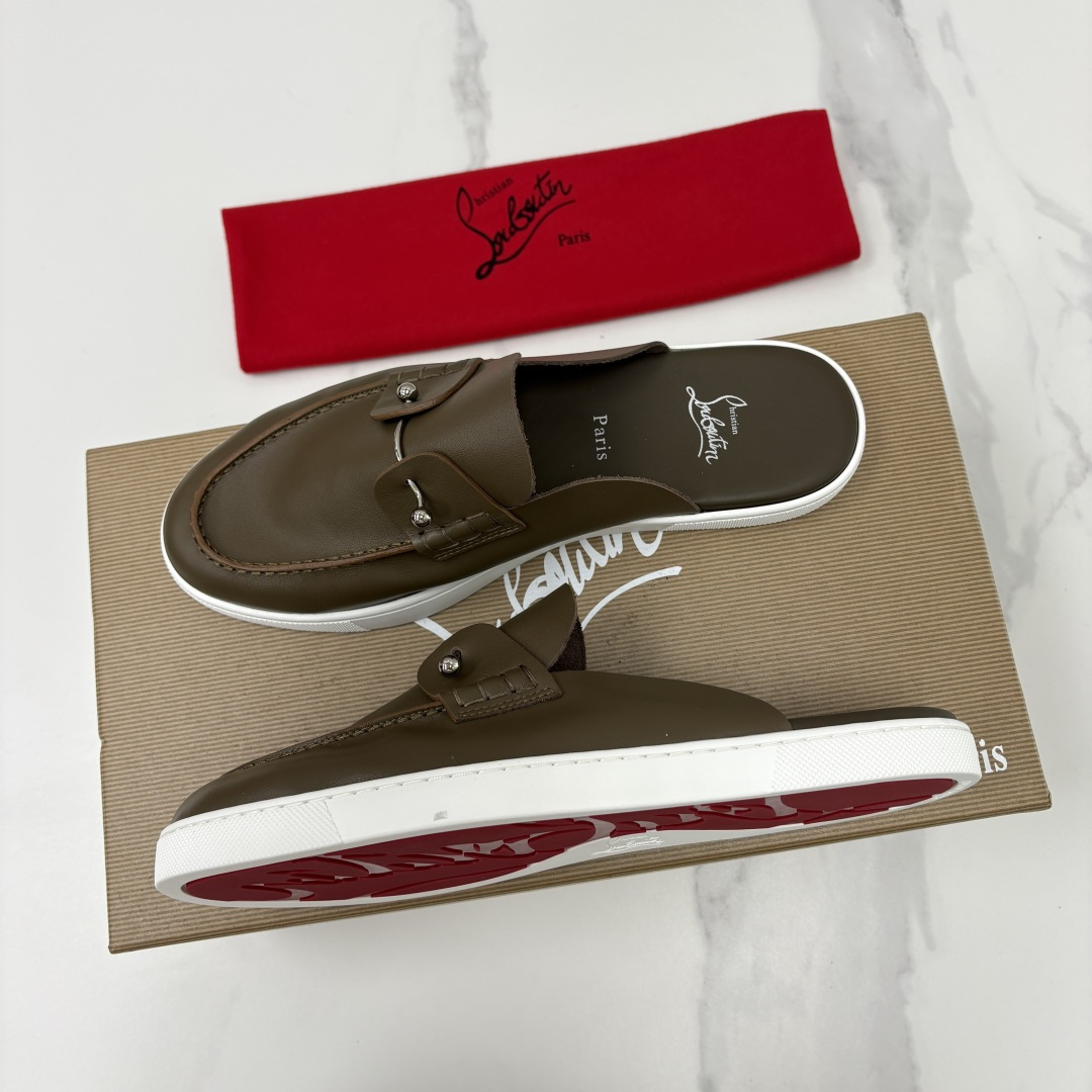 💋💍CL家官方同步新品   🆑Christia* Loubouti*（红底鞋）  Chambeliboat 意大利男士半