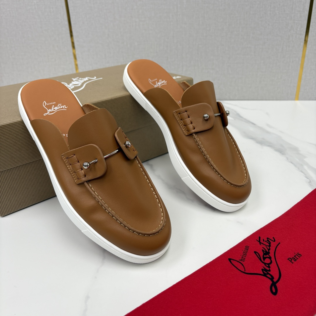 💋💍CL家官方同步新品 🆑Christia* Loubouti*(红底鞋) Chambeliboat 意大利男士半 💋💍CL家官方同步新品 🆑Christia* Loubouti*(红底鞋) Chambeliboat 意大利男士半