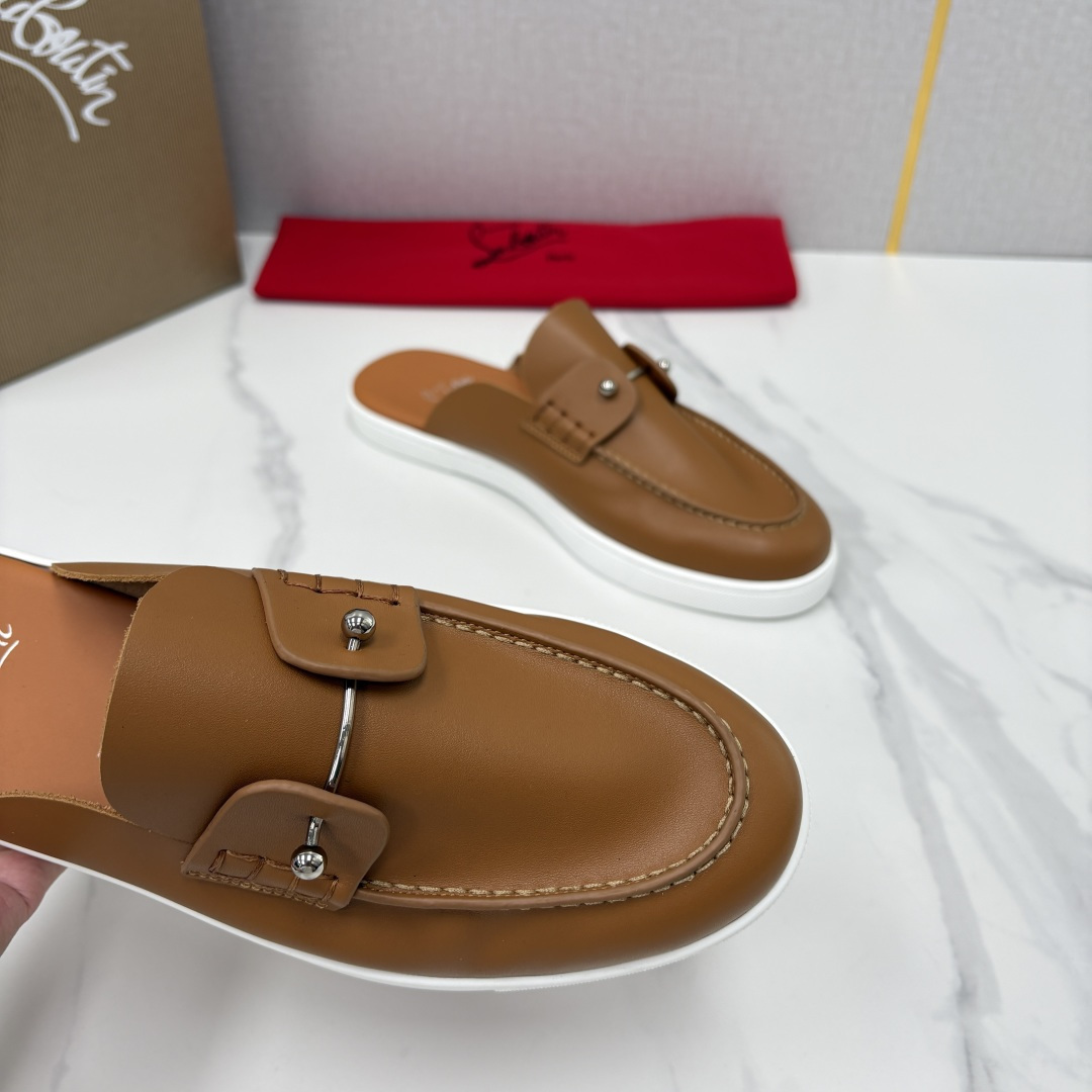 💋💍CL家官方同步新品 🆑Christia* Loubouti*(红底鞋) Chambeliboat 意大利男士半 💋💍CL家官方同步新品 🆑Christia* Loubouti*(红底鞋) Chambeliboat 意大利男士半