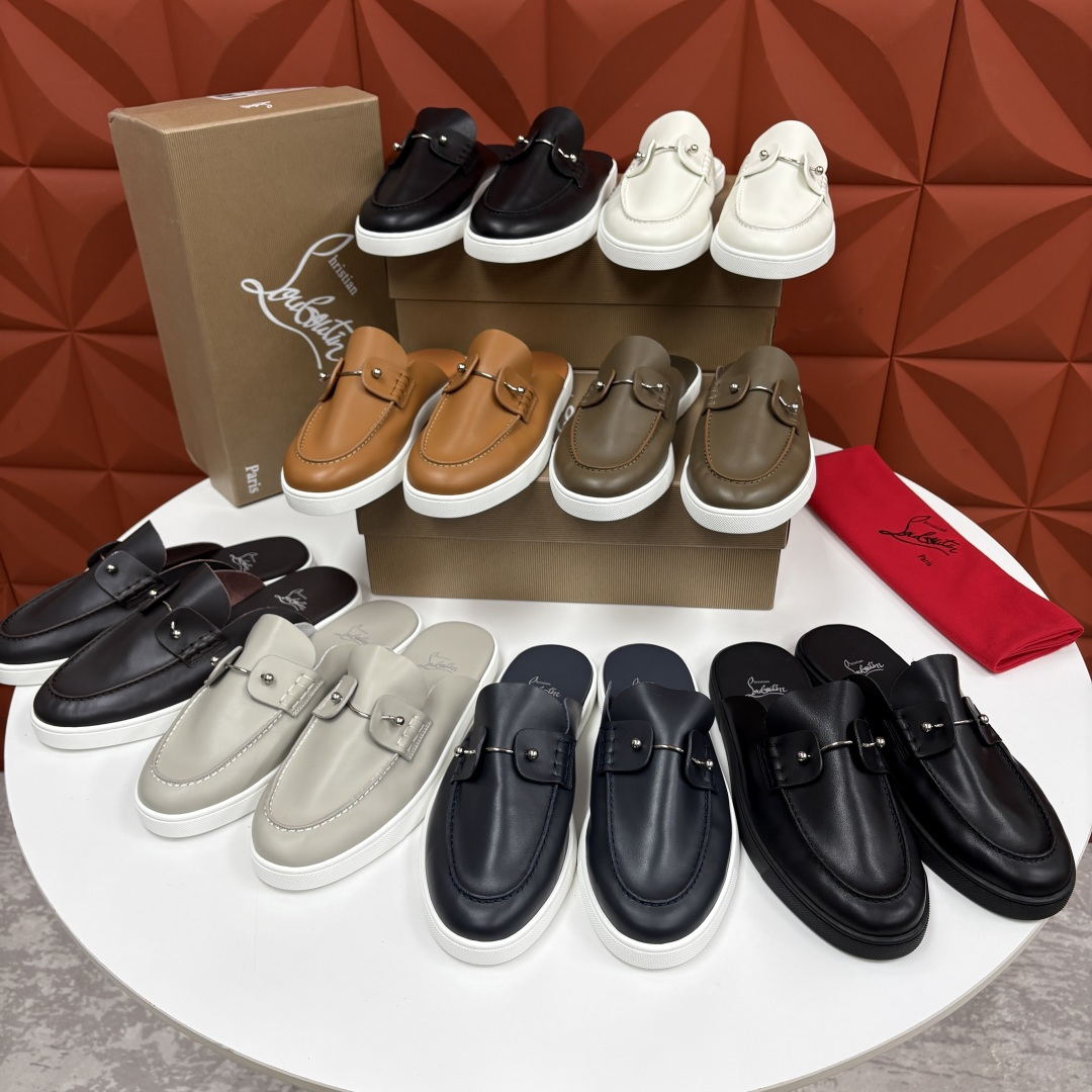 💋💍CL家官方同步新品 🆑Christia* Loubouti*(红底鞋) Chambeliboat 意大利男士半 💋💍CL家官方同步新品 🆑Christia* Loubouti*(红底鞋) Chambeliboat 意大利男士半