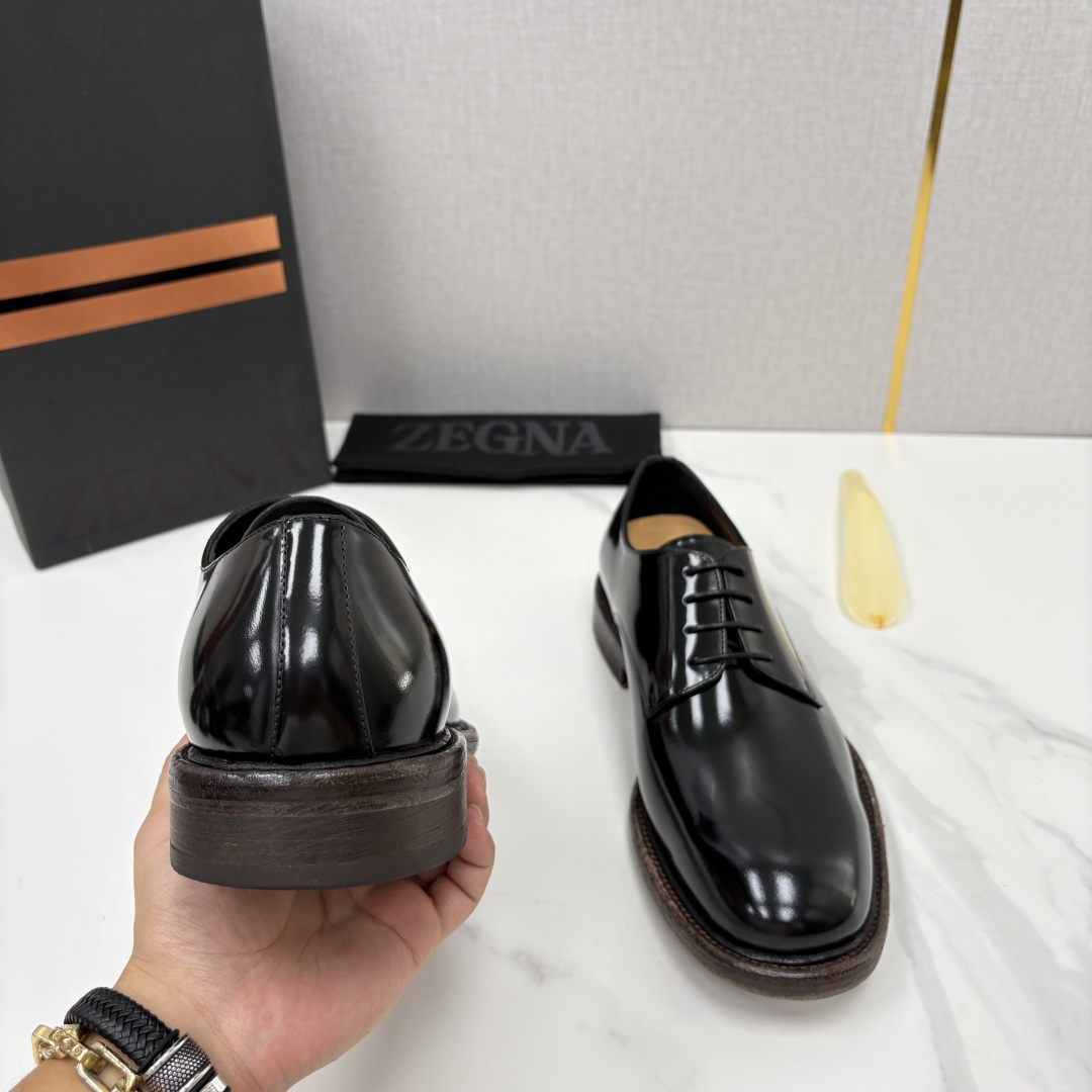 💋💍Zegn* 杰尼~亚 Siena Flex 德比鞋 新款 男士商务休闲皮鞋,采用进口开边珠/牛皮制作,脚感非常舒适 💋💍Zegn* 杰尼~亚 Siena Flex 德比鞋 新款 男士商务休闲皮鞋,采用进口开边珠/牛皮制作,脚感非常舒适