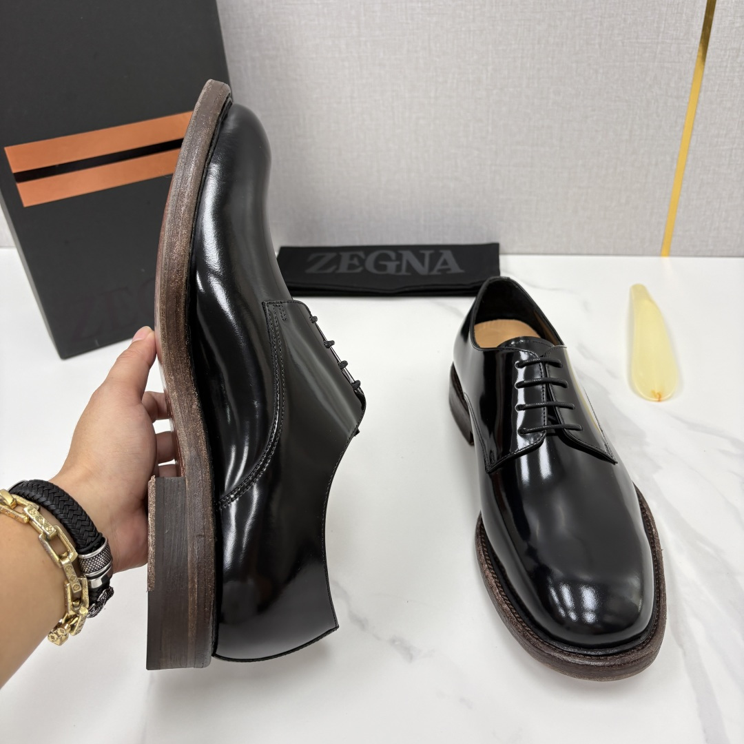 💋💍Zegn* 杰尼~亚 Siena Flex 德比鞋 新款 男士商务休闲皮鞋,采用进口开边珠/牛皮制作,脚感非常舒适 💋💍Zegn* 杰尼~亚 Siena Flex 德比鞋 新款 男士商务休闲皮鞋,采用进口开边珠/牛皮制作,脚感非常舒适