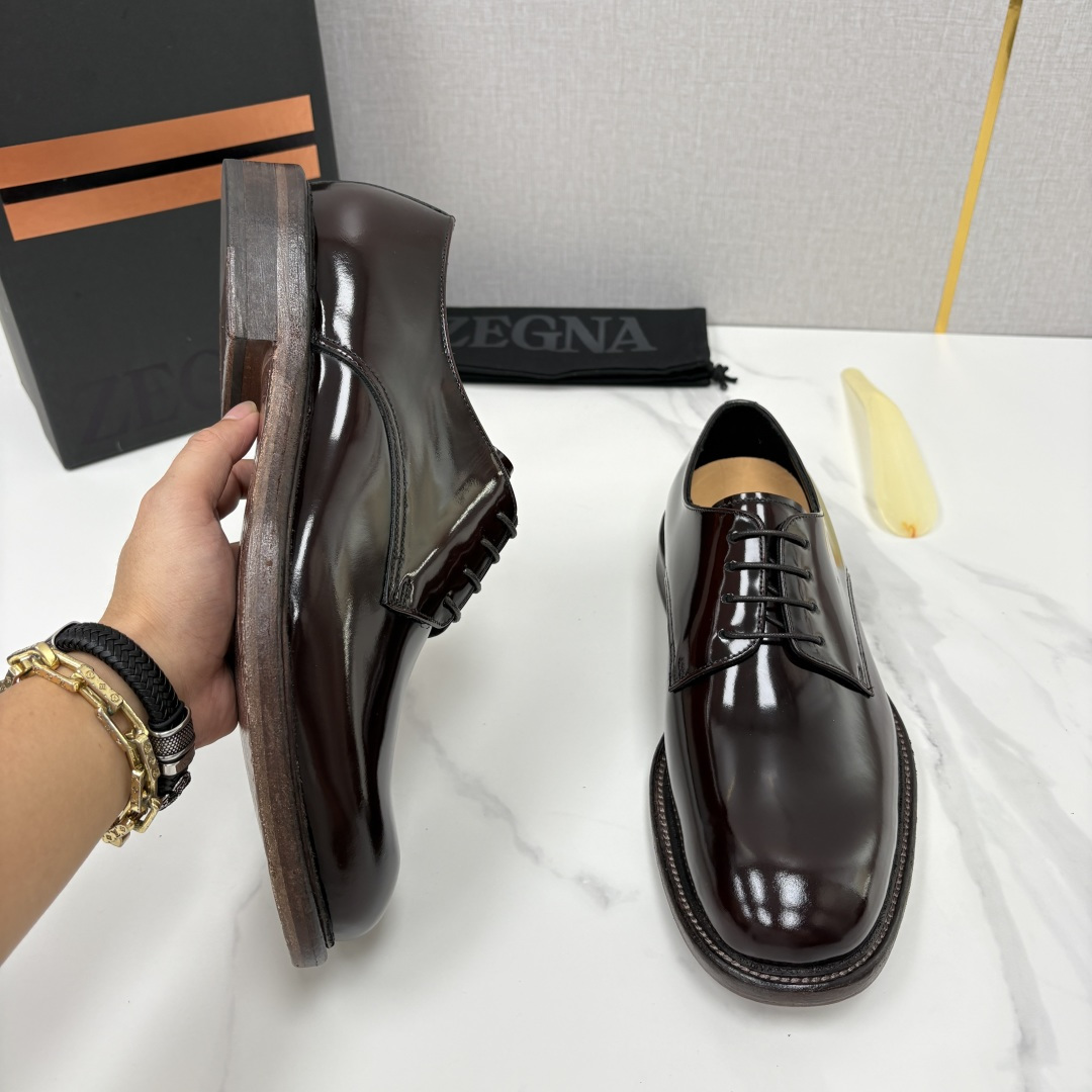 💋💍Zegn* 杰尼~亚 Siena Flex 德比鞋 新款 男士商务休闲皮鞋,采用进口开边珠/牛皮制作,脚感非常舒适 💋💍Zegn* 杰尼~亚 Siena Flex 德比鞋 新款 男士商务休闲皮鞋,采用进口开边珠/牛皮制作,脚感非常舒适