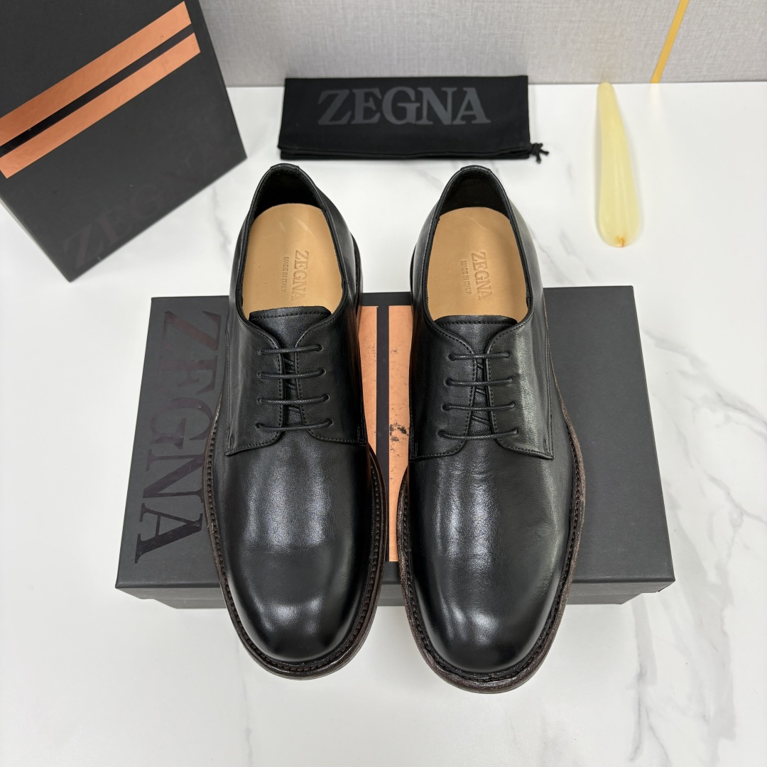 💋💍Zegn* 杰尼~亚 Siena Flex 德比鞋 新款 男士商务休闲皮鞋,采用进口开边珠/牛皮制作,脚感非常舒适 💋💍Zegn* 杰尼~亚 Siena Flex 德比鞋 新款 男士商务休闲皮鞋,采用进口开边珠/牛皮制作,脚感非常舒适