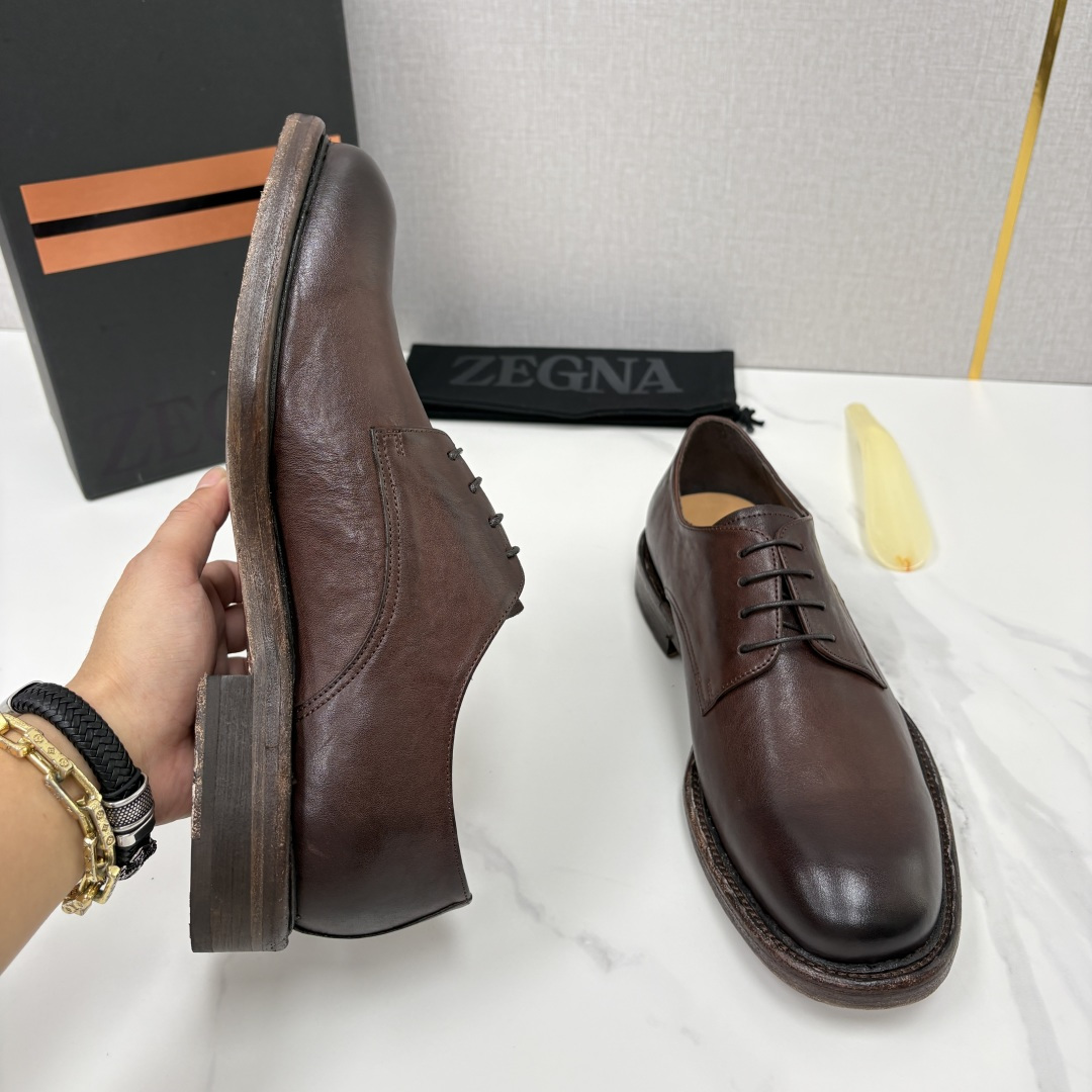 💋💍Zegn* 杰尼~亚 Siena Flex 德比鞋 新款 男士商务休闲皮鞋,采用进口开边珠/牛皮制作,脚感非常舒适 💋💍Zegn* 杰尼~亚 Siena Flex 德比鞋 新款 男士商务休闲皮鞋,采用进口开边珠/牛皮制作,脚感非常舒适