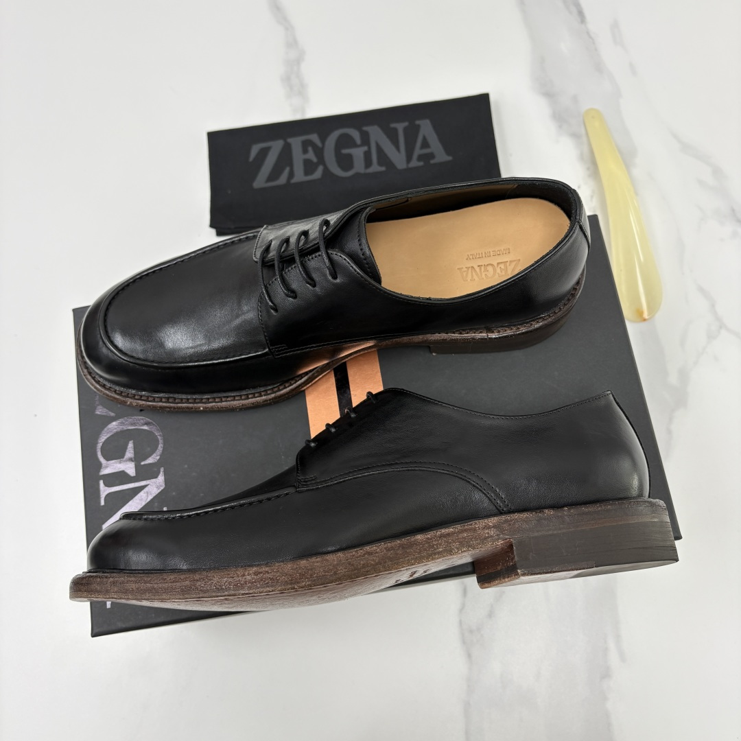 💋💍Zegn* 杰尼~亚 Siena Flex 德比鞋 新款 男士商务休闲皮鞋,采用进口开边珠/牛皮制作,脚感非常舒适 💋💍Zegn* 杰尼~亚 Siena Flex 德比鞋 新款 男士商务休闲皮鞋,采用进口开边珠/牛皮制作,脚感非常舒适