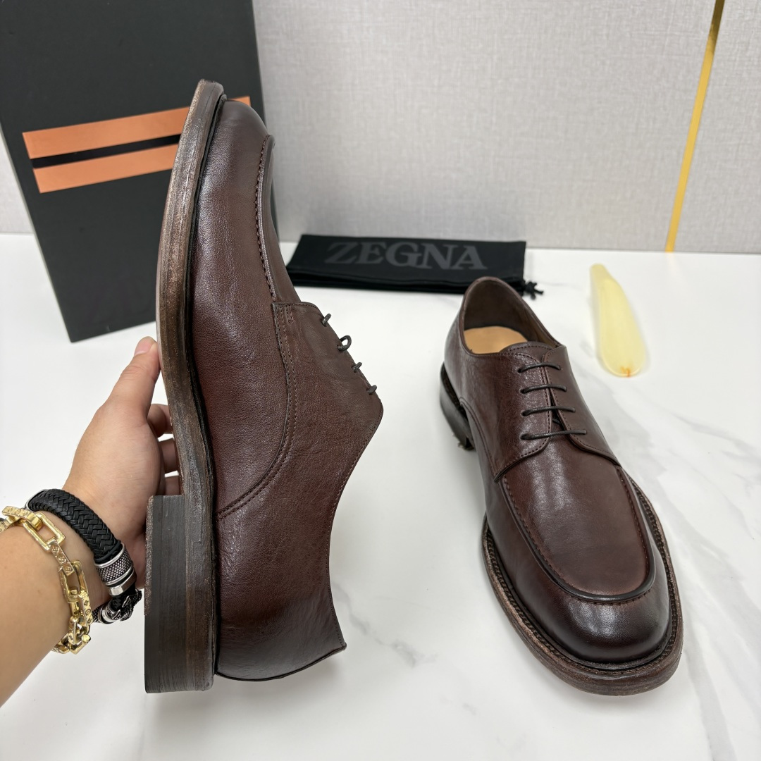 💋💍Zegn* 杰尼~亚 Siena Flex 德比鞋 新款 男士商务休闲皮鞋,采用进口开边珠/牛皮制作,脚感非常舒适 💋💍Zegn* 杰尼~亚 Siena Flex 德比鞋 新款 男士商务休闲皮鞋,采用进口开边珠/牛皮制作,脚感非常舒适