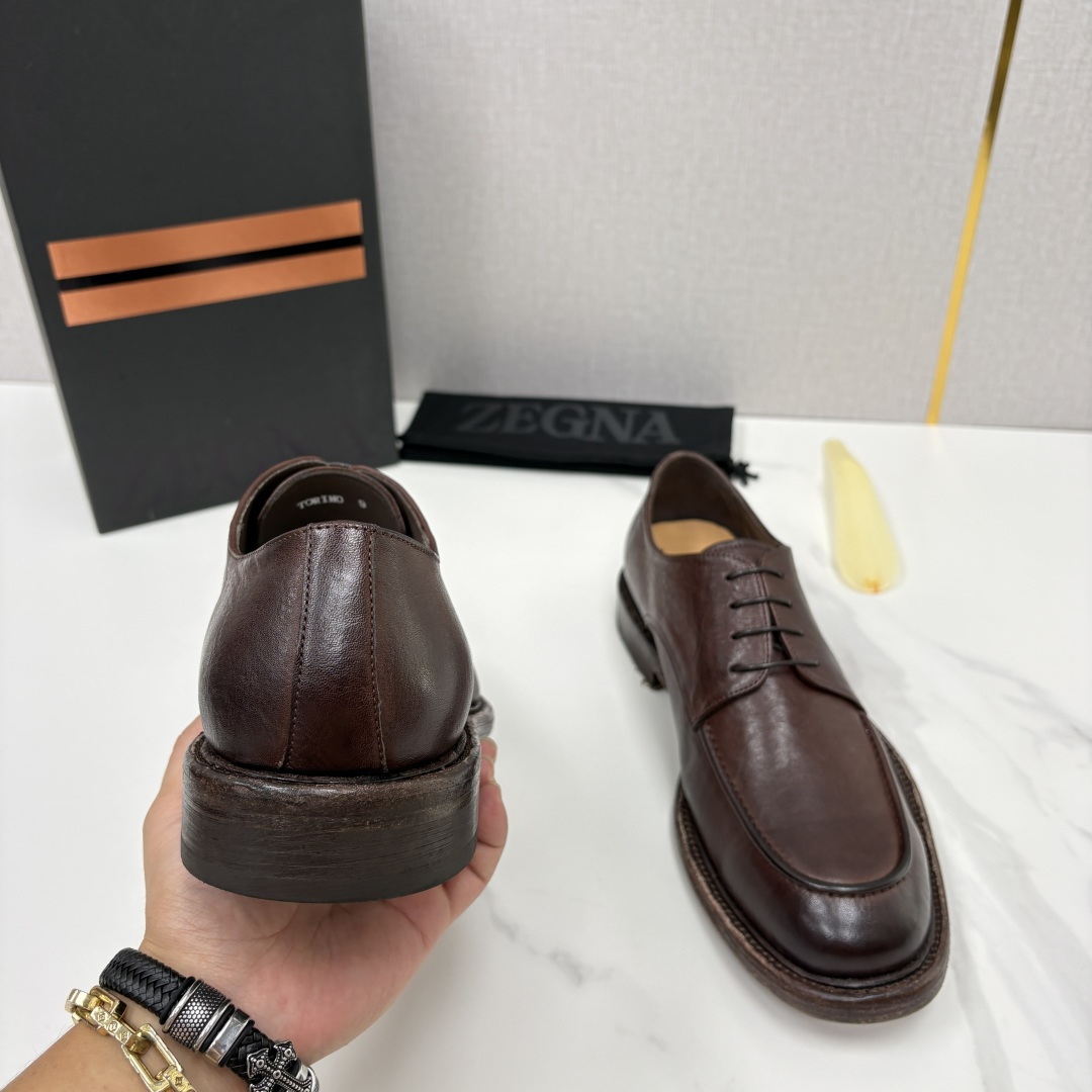 💋💍Zegn* 杰尼~亚 Siena Flex 德比鞋 新款 男士商务休闲皮鞋,采用进口开边珠/牛皮制作,脚感非常舒适 💋💍Zegn* 杰尼~亚 Siena Flex 德比鞋 新款 男士商务休闲皮鞋,采用进口开边珠/牛皮制作,脚感非常舒适