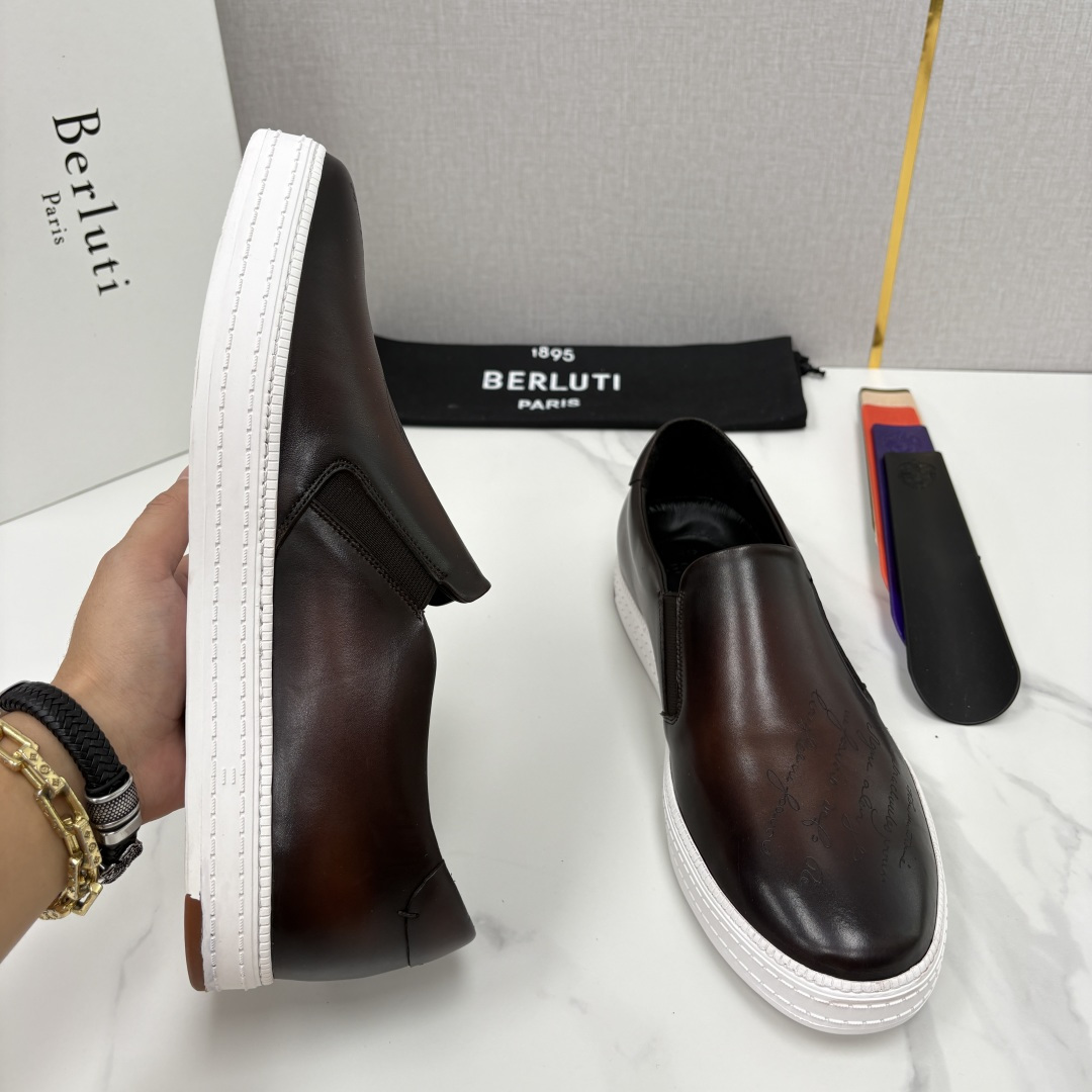 💋💍Berlut* 布鲁提 play time 乐福鞋 休闲套脚一脚蹬男鞋 法式轻奢绅士之选 甄选优 💋💍Berlut* 布鲁提 play time 乐福鞋 休闲套脚一脚蹬男鞋 法式轻奢绅士之选 甄选优