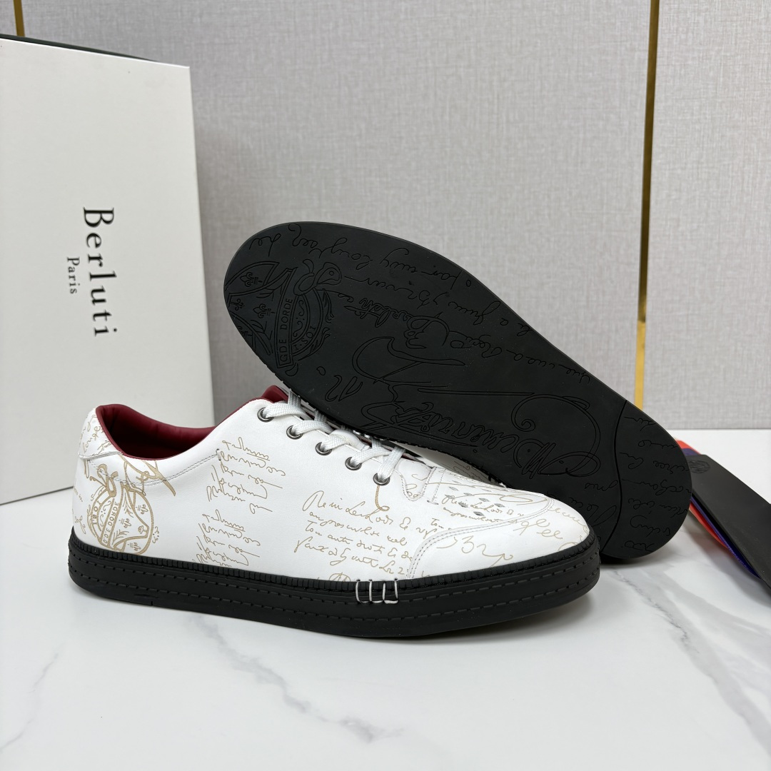 💋💍Berlut* 布鲁提 play time 休闲运动鞋板鞋 法式绅士轻奢代表作,将品牌标志性Scritto手 💋💍Berlut* 布鲁提 play time 休闲运动鞋板鞋 法式绅士轻奢代表作,将品牌标志性Scritto手