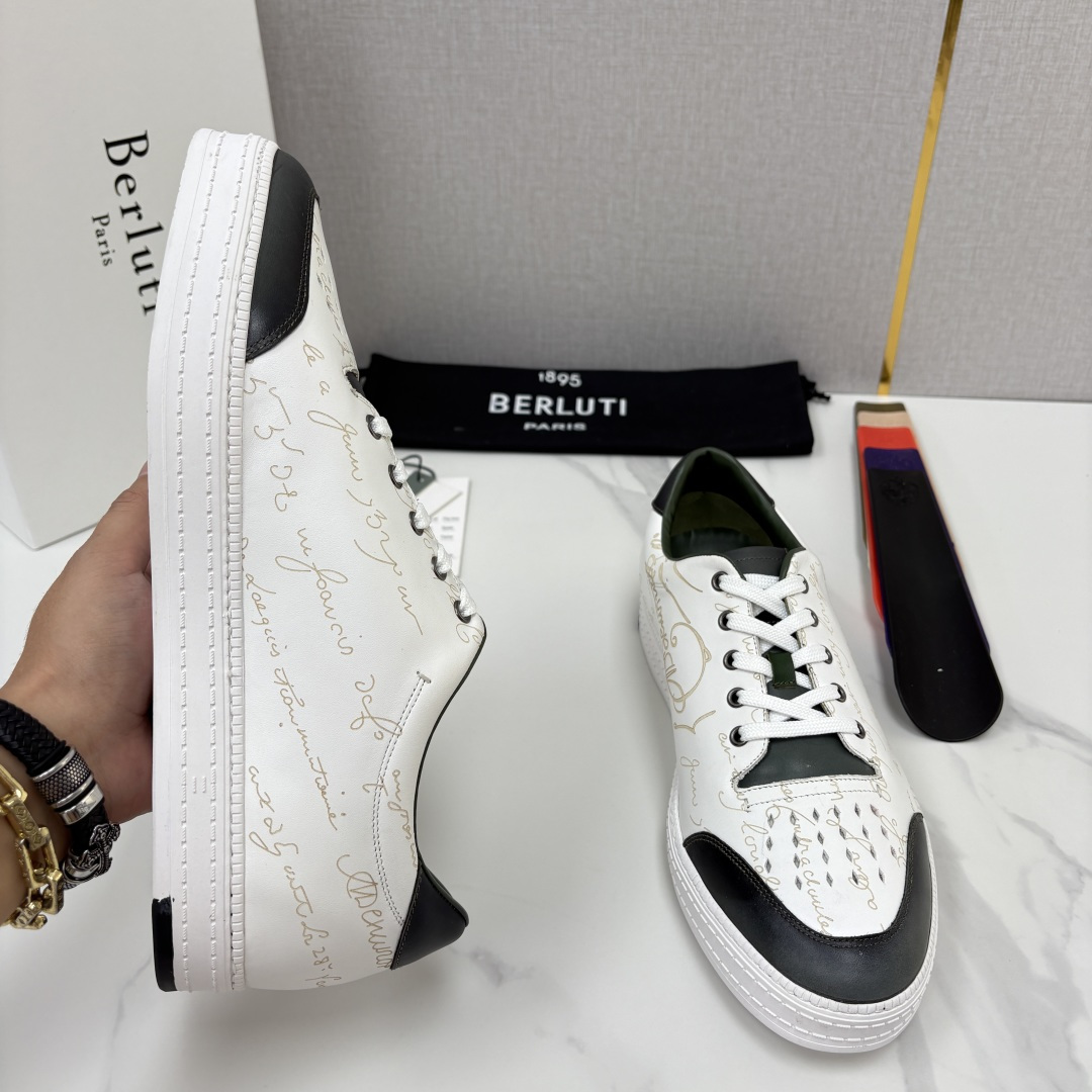 💋💍Berlut* 布鲁提 play time 休闲运动鞋板鞋 法式绅士轻奢代表作,将品牌标志性Scritto手 💋💍Berlut* 布鲁提 play time 休闲运动鞋板鞋 法式绅士轻奢代表作,将品牌标志性Scritto手
