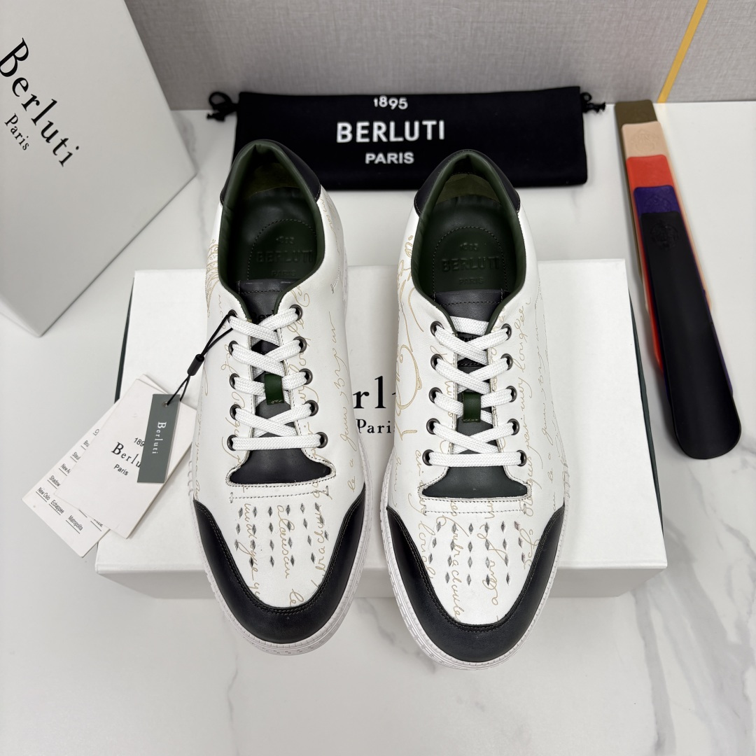 💋💍Berlut* 布鲁提 play time 休闲运动鞋板鞋 法式绅士轻奢代表作,将品牌标志性Scritto手 💋💍Berlut* 布鲁提 play time 休闲运动鞋板鞋 法式绅士轻奢代表作,将品牌标志性Scritto手