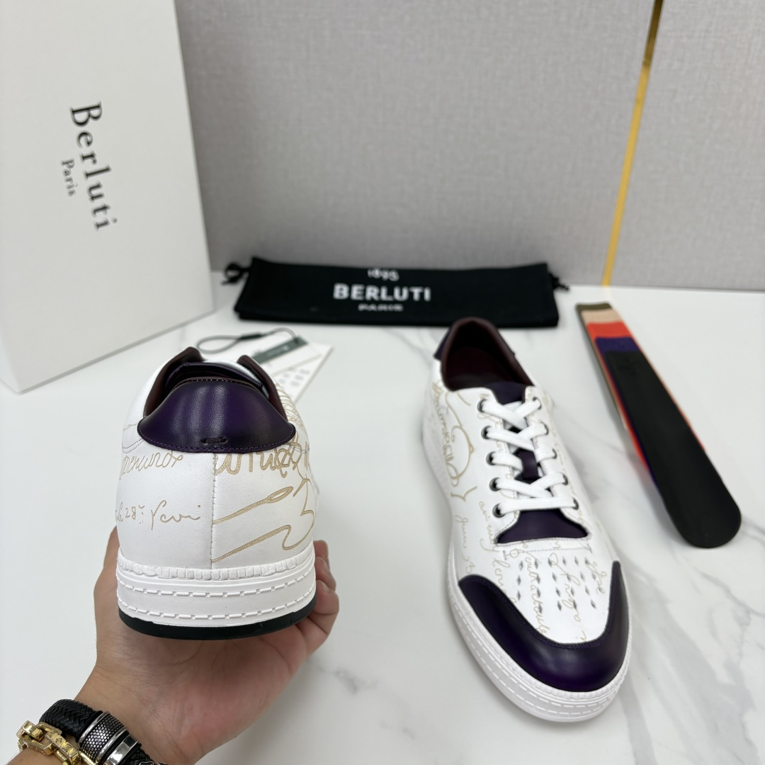 💋💍Berlut* 布鲁提 play time 休闲运动鞋板鞋 法式绅士轻奢代表作,将品牌标志性Scritto手 💋💍Berlut* 布鲁提 play time 休闲运动鞋板鞋 法式绅士轻奢代表作,将品牌标志性Scritto手