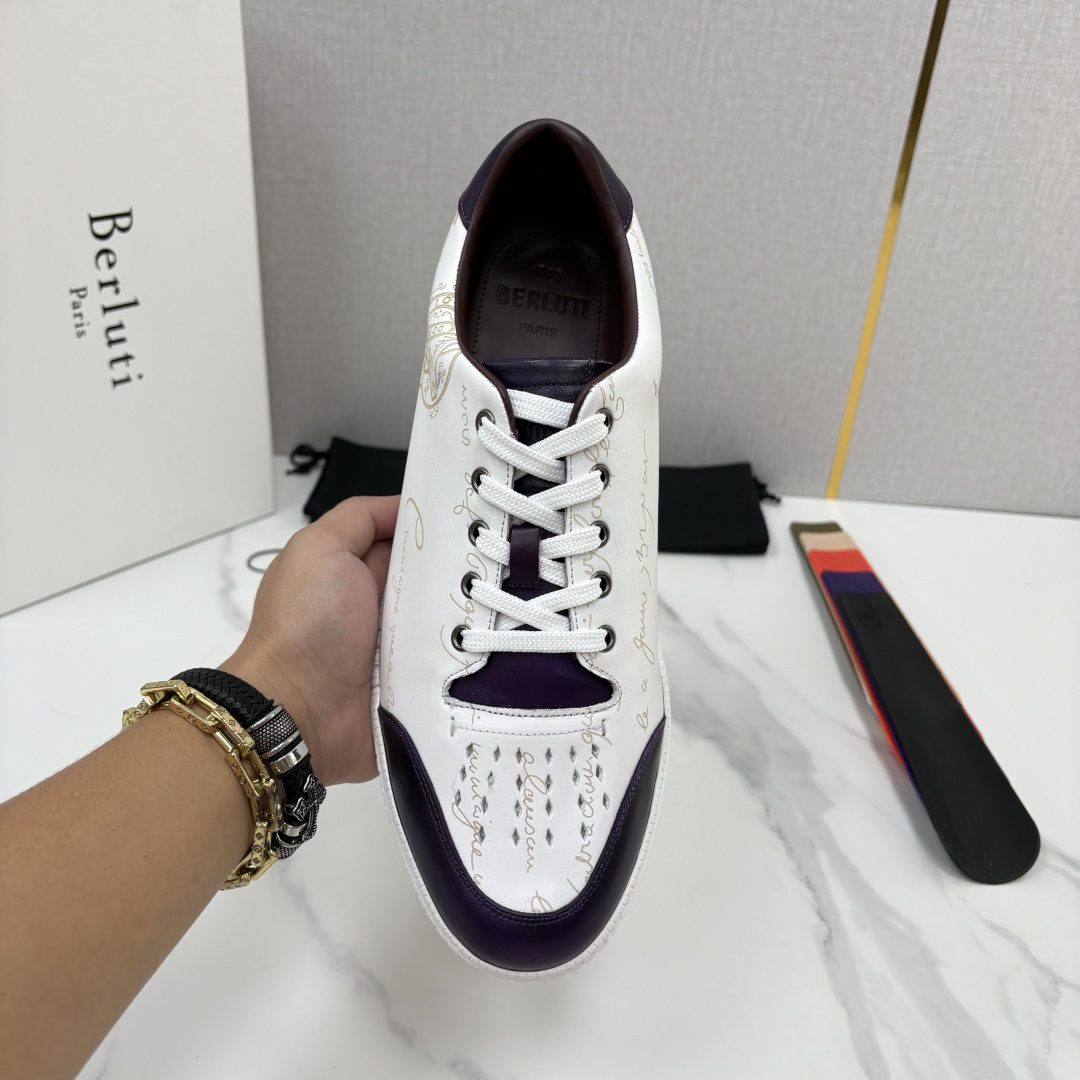 💋💍Berlut* 布鲁提 play time 休闲运动鞋板鞋 法式绅士轻奢代表作,将品牌标志性Scritto手 💋💍Berlut* 布鲁提 play time 休闲运动鞋板鞋 法式绅士轻奢代表作,将品牌标志性Scritto手