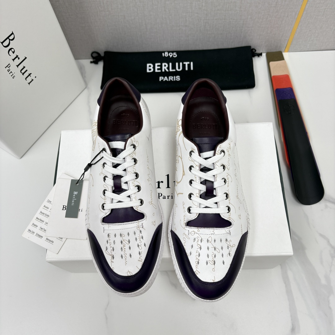 💋💍Berlut* 布鲁提 play time 休闲运动鞋板鞋 法式绅士轻奢代表作,将品牌标志性Scritto手 💋💍Berlut* 布鲁提 play time 休闲运动鞋板鞋 法式绅士轻奢代表作,将品牌标志性Scritto手