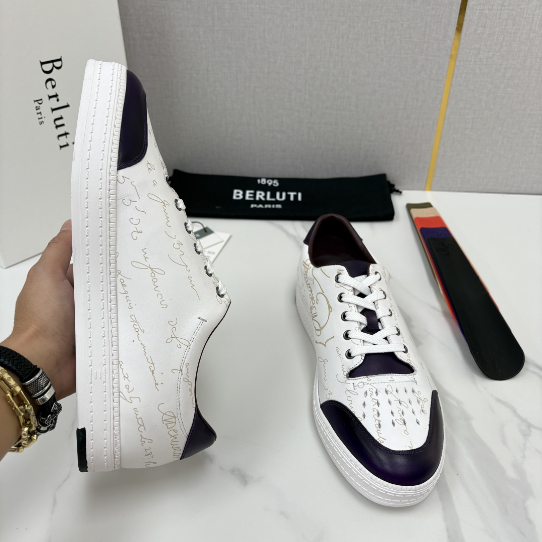 💋💍Berlut* 布鲁提 play time 休闲运动鞋板鞋 法式绅士轻奢代表作,将品牌标志性Scritto手 💋💍Berlut* 布鲁提 play time 休闲运动鞋板鞋 法式绅士轻奢代表作,将品牌标志性Scritto手
