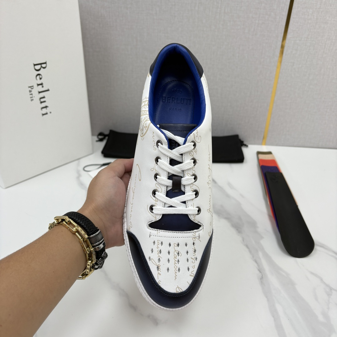 💋💍Berlut* 布鲁提 play time 休闲运动鞋板鞋 法式绅士轻奢代表作,将品牌标志性Scritto手 💋💍Berlut* 布鲁提 play time 休闲运动鞋板鞋 法式绅士轻奢代表作,将品牌标志性Scritto手
