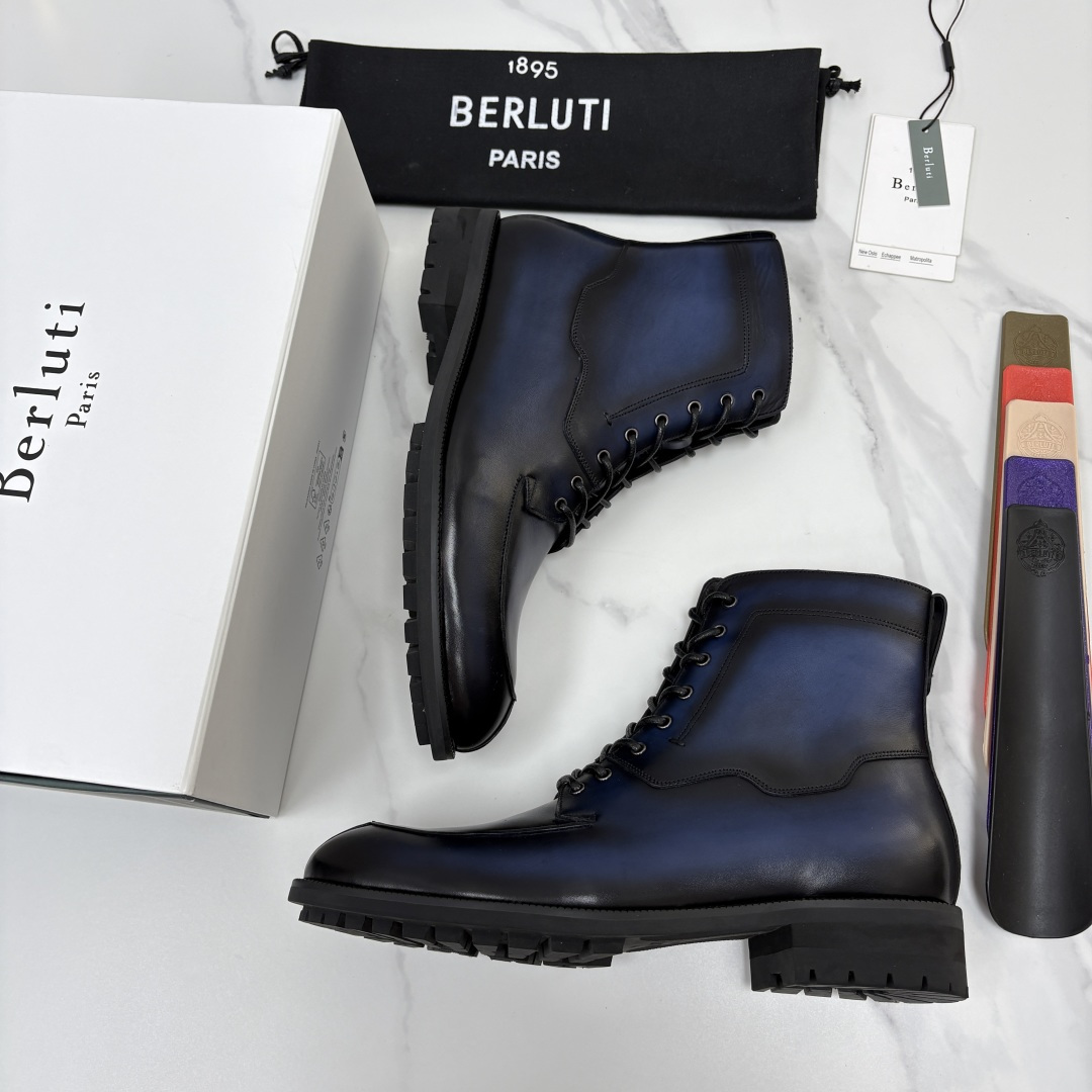 💋💍Berlut* 布鲁提 吴尊同款男士高帮系带马丁靴皮靴 ,把绅士格调与工装气场融为一体 ——正装鞋的优雅 💋💍Berlut* 布鲁提 吴尊同款男士高帮系带马丁靴皮靴 ,把绅士格调与工装气场融为一体 ——正装鞋的优雅