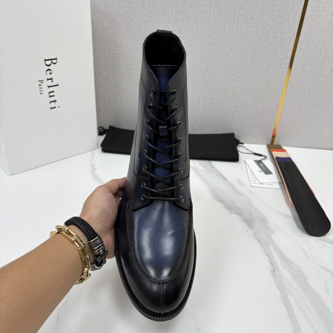 💋💍Berlut* 布鲁提 吴尊同款男士高帮系带马丁靴皮靴 ,把绅士格调与工装气场融为一体 ——正装鞋的优雅 💋💍Berlut* 布鲁提 吴尊同款男士高帮系带马丁靴皮靴 ,把绅士格调与工装气场融为一体 ——正装鞋的优雅