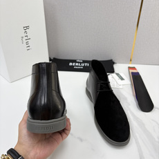 💋💍Berlut* 布鲁提 复古反绒麂皮沙漠靴 男士系带高帮短靴 轻奢商务休闲靴 鞋面甄选优质反绒麂皮拼接 💋💍Berlut* 布鲁提 复古反绒麂皮沙漠靴 男士系带高帮短靴 轻奢商务休闲靴 鞋面甄选优质反绒麂皮拼接