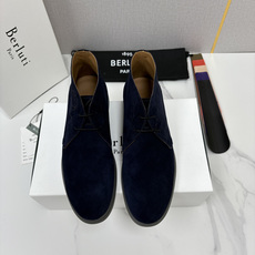 💋💍Berlut* 布鲁提 复古反绒麂皮沙漠靴 男士系带高帮短靴 轻奢商务休闲靴 鞋面精选高品质反绒麂皮, 💋💍Berlut* 布鲁提 复古反绒麂皮沙漠靴 男士系带高帮短靴 轻奢商务休闲靴 鞋面精选高品质反绒麂皮,