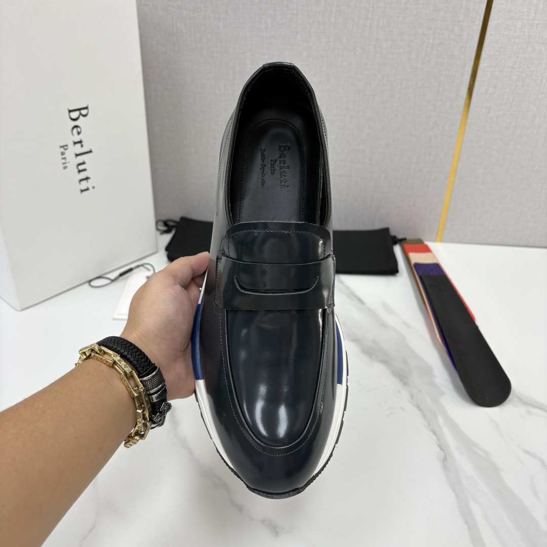 💋💍Berlut* 布鲁提 升级版第四代私模大底 Fast Track皮革ANDY乐福运动鞋 官方 16700 最新 💋💍Berlut* 布鲁提 升级版第四代私模大底 Fast Track皮革ANDY乐福运动鞋 官方 16700 最新