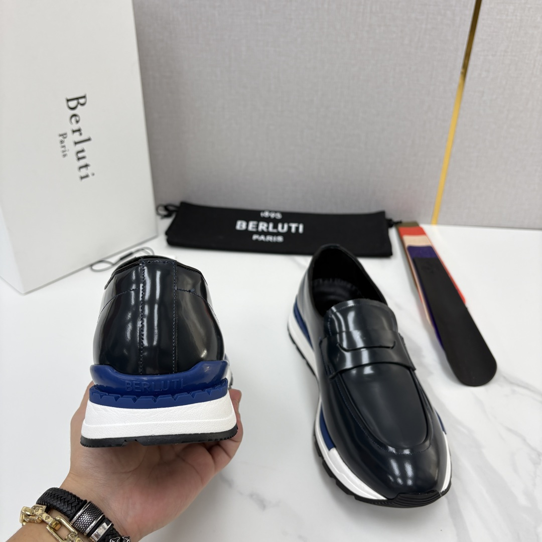 💋💍Berlut* 布鲁提 升级版第四代私模大底 Fast Track皮革ANDY乐福运动鞋 官方 16700 最新 💋💍Berlut* 布鲁提 升级版第四代私模大底 Fast Track皮革ANDY乐福运动鞋 官方 16700 最新