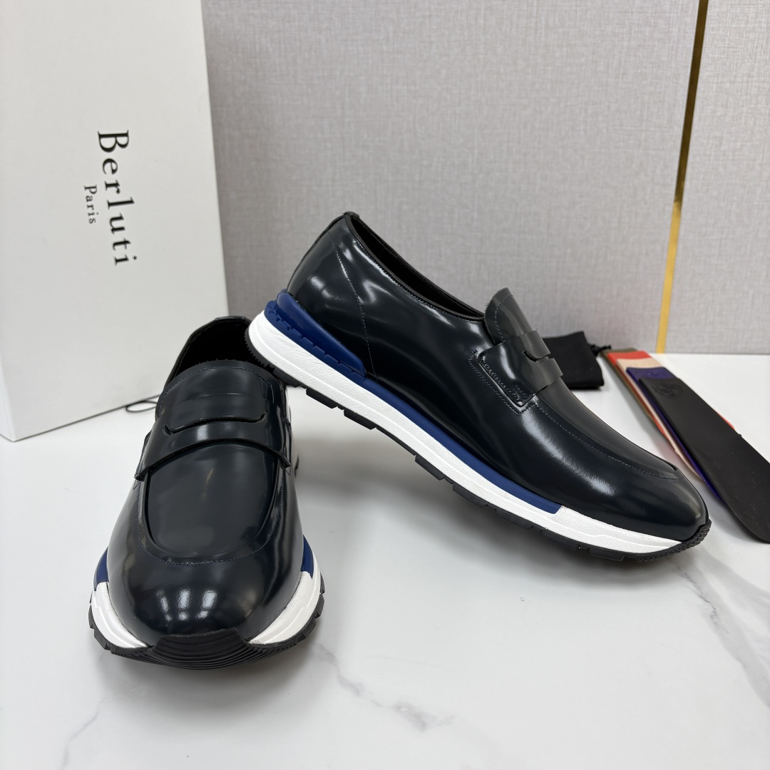 💋💍Berlut* 布鲁提 升级版第四代私模大底 Fast Track皮革ANDY乐福运动鞋 官方 16700 最新 💋💍Berlut* 布鲁提 升级版第四代私模大底 Fast Track皮革ANDY乐福运动鞋 官方 16700 最新