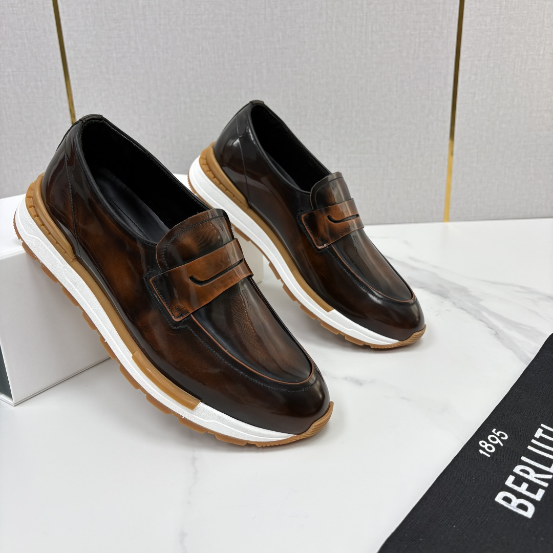 💋💍Berlut* 布鲁提 升级版第四代私模大底 Fast Track皮革ANDY乐福运动鞋 官方 16700 最新 💋💍Berlut* 布鲁提 升级版第四代私模大底 Fast Track皮革ANDY乐福运动鞋 官方 16700 最新