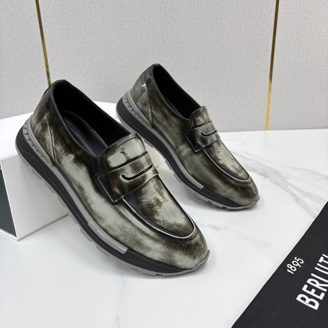 💋💍Berlut* 布鲁提 升级版第四代私模大底 Fast Track皮革ANDY乐福运动鞋 官方 16700 最新 💋💍Berlut* 布鲁提 升级版第四代私模大底 Fast Track皮革ANDY乐福运动鞋 官方 16700 最新