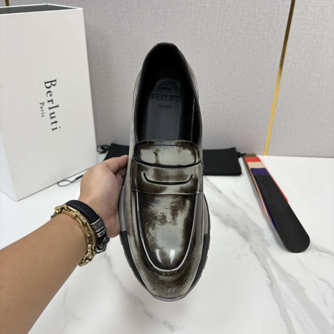💋💍Berlut* 布鲁提 升级版第四代私模大底 Fast Track皮革ANDY乐福运动鞋 官方 16700 最新 💋💍Berlut* 布鲁提 升级版第四代私模大底 Fast Track皮革ANDY乐福运动鞋 官方 16700 最新