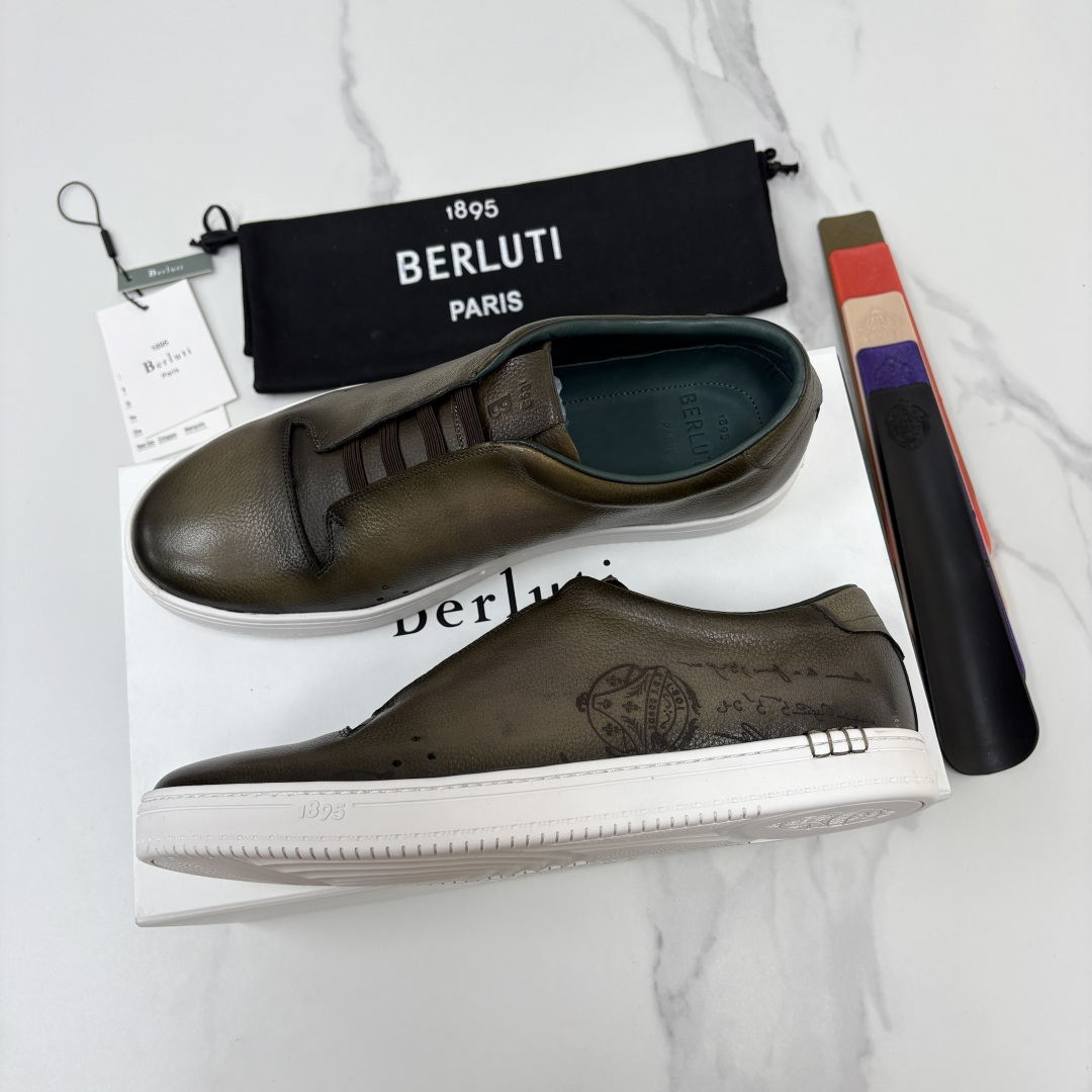 💋 💍 Berlut* 布鲁提 Playtime Venezia Softy 柔软小牛皮低帮运动鞋 轻奢休闲鞋天花 💋 💍 Berlut* 布鲁提 Playtime Venezia Softy 柔软小牛皮低帮运动鞋 轻奢休闲鞋天花