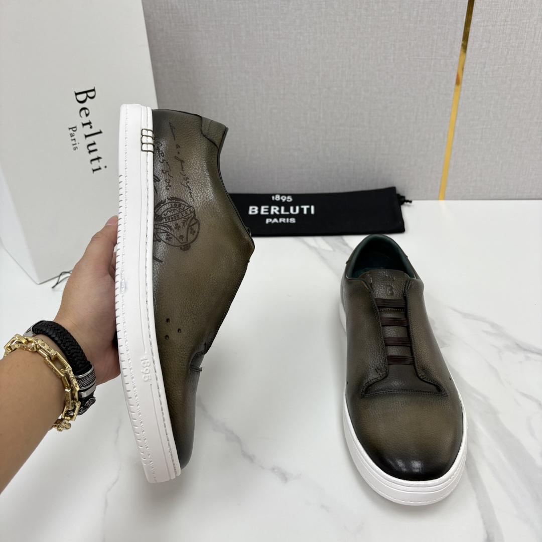 💋 💍 Berlut* 布鲁提 Playtime Venezia Softy 柔软小牛皮低帮运动鞋 轻奢休闲鞋天花 💋 💍 Berlut* 布鲁提 Playtime Venezia Softy 柔软小牛皮低帮运动鞋 轻奢休闲鞋天花